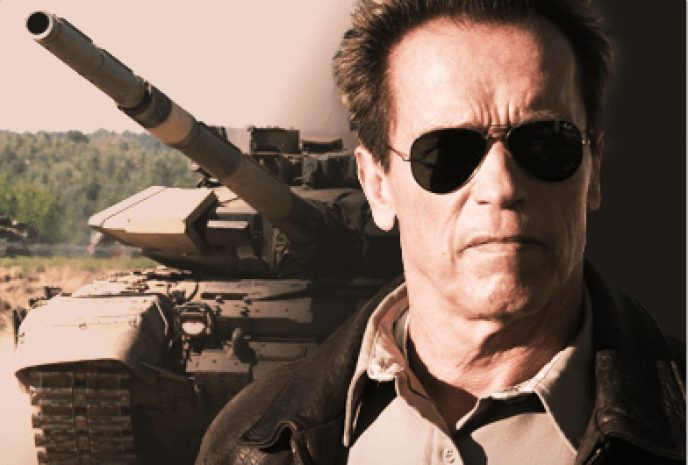 Арнольд Шварценеггер приглашает прокатиться с ним на танкеЭксклюзив