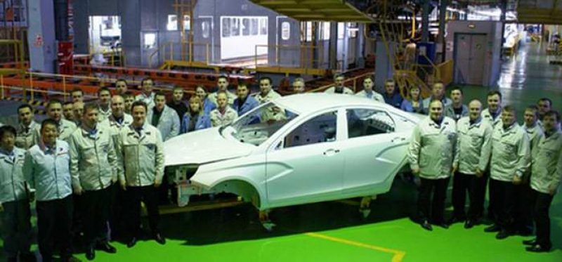 Названа дата начала сборки Lada Vesta